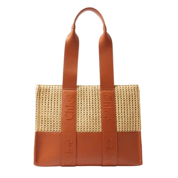 Chloe Woody Tote Bag Large - Picture 2 of 5